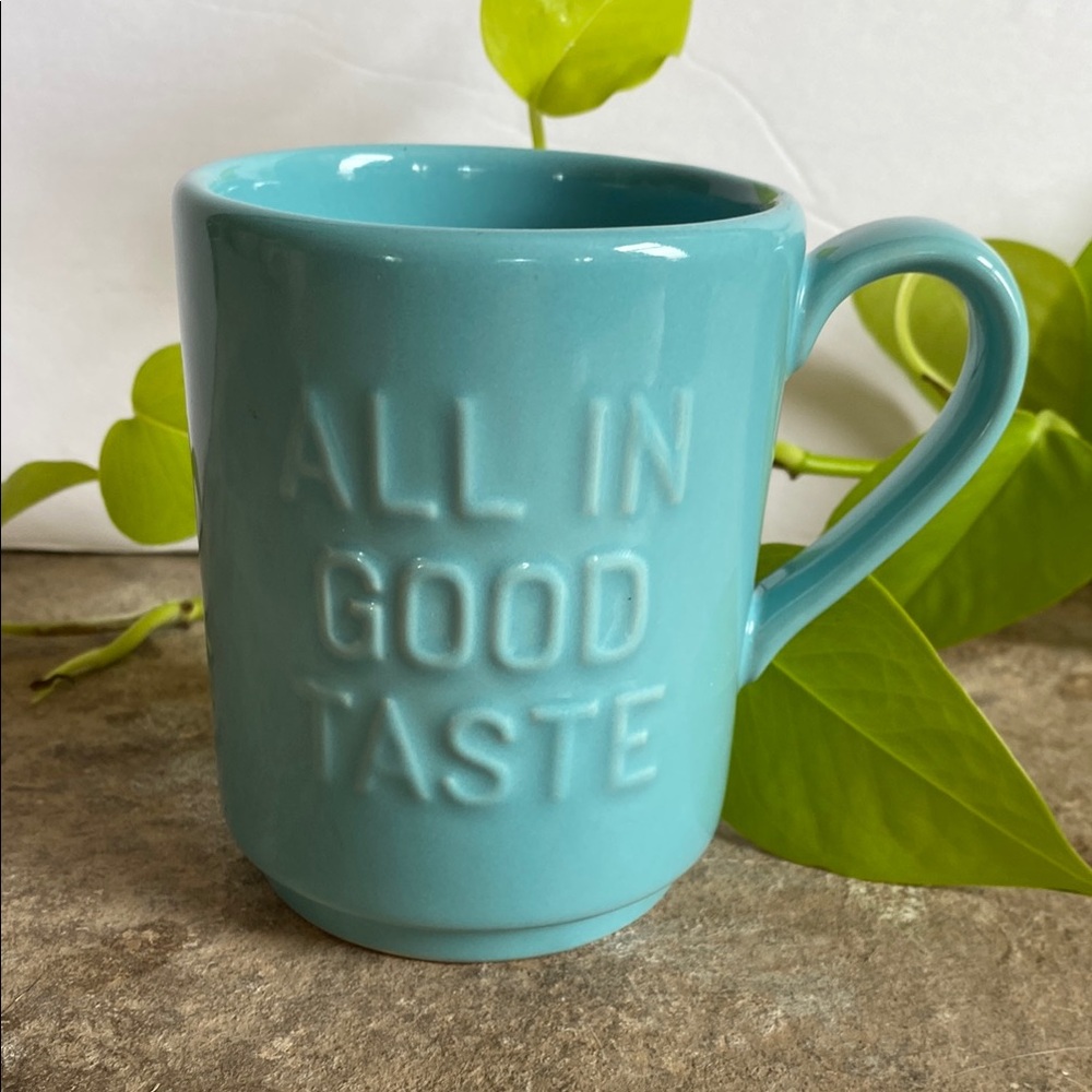 Kate Spade Collaboration With Lenox “All In Good Taste” Stacking Ceramic Mug Set - Picture 7 of 11